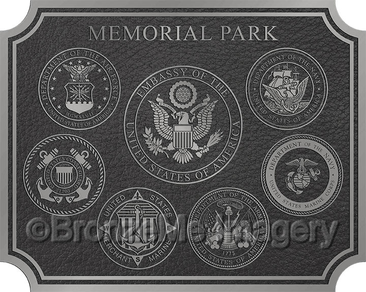 military plaque, military bronze plaques, military bronze seals, military bronze emblems
