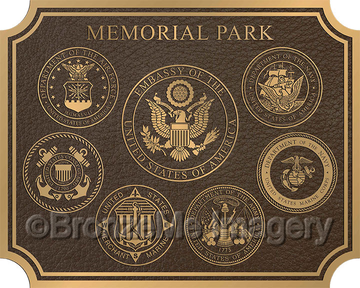 3d military emblems, military plaque, military wall plaque bronze, bronze military seals in honor of