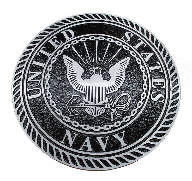 Navy Ship Plaques  Bronze & Aluminum Navy Plaques