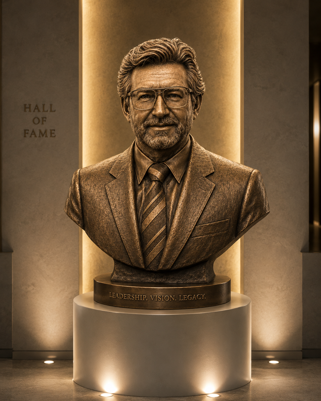 Custom Bronze Basketball Hall of Fame Bust