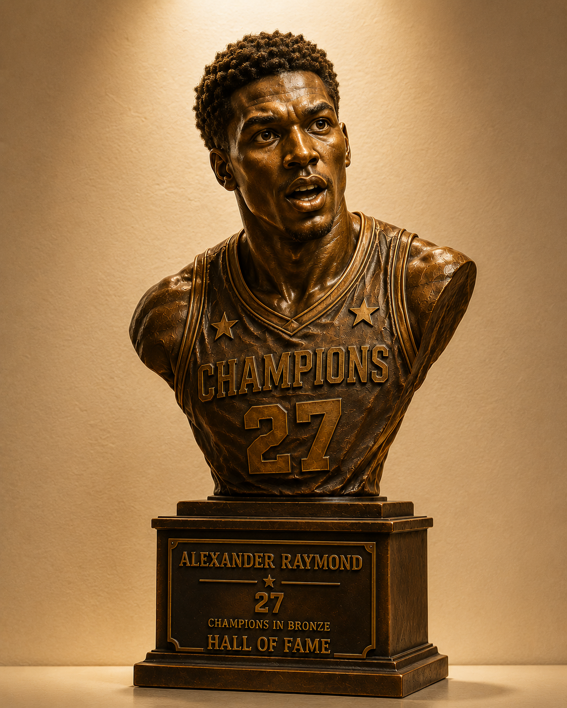 Custom Bronze Hall of Fame Leadership Bust