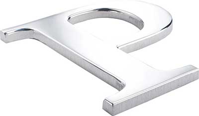 Stainless steel letters - top quality & large selection