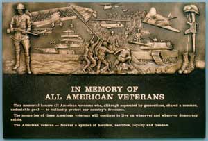 military plaque, bronze memorial plaque, infant color photo bronze plaque 