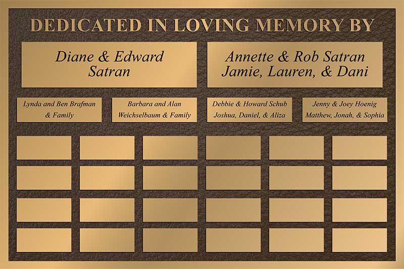 Add-On Donor Plaque, Add-On Plaques, Donation Plaques, Add-on plaque