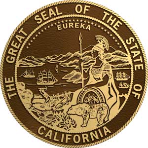 California State Seal, California State Seals, Bronze California State Seal